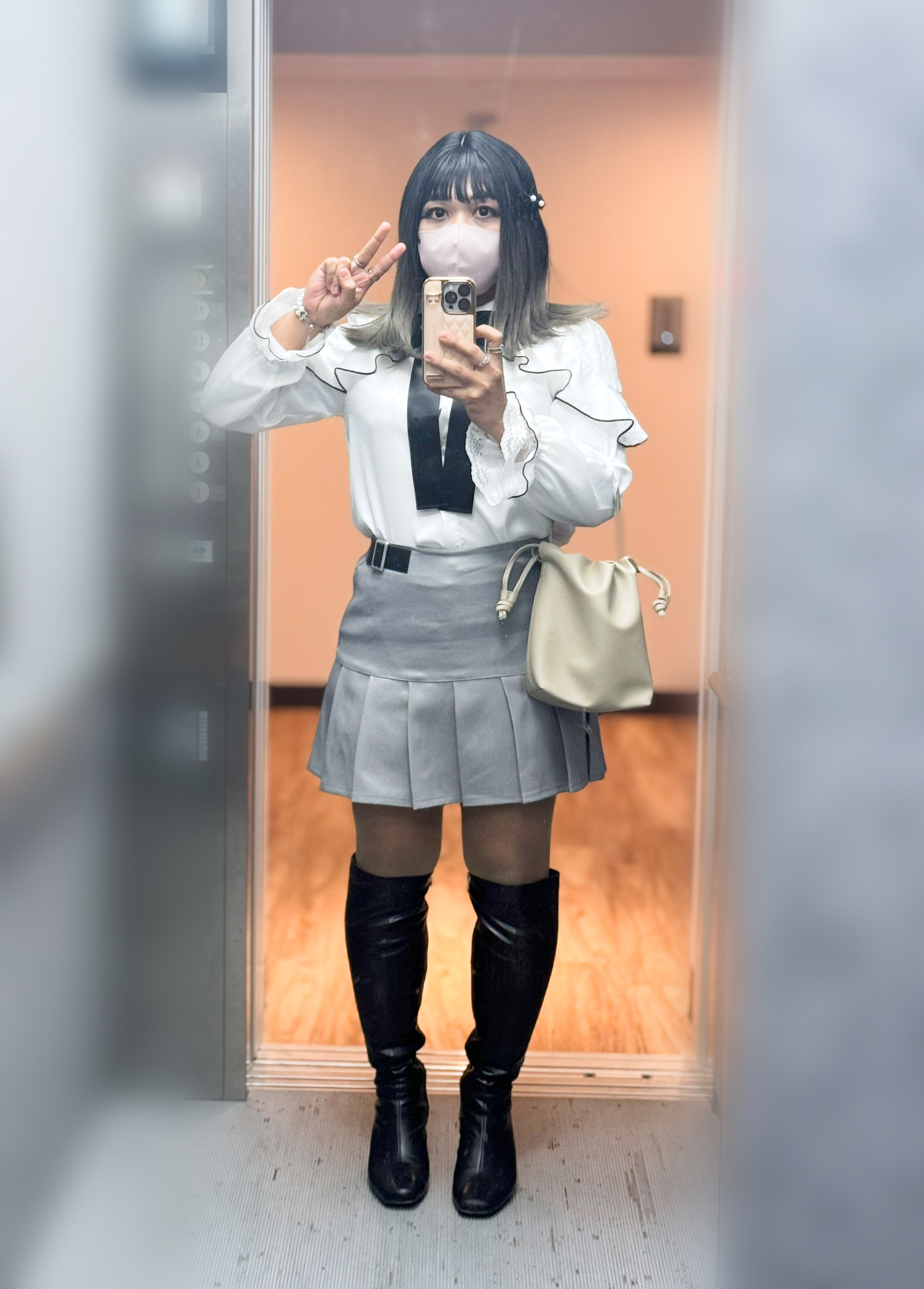 着用部分アップ画像